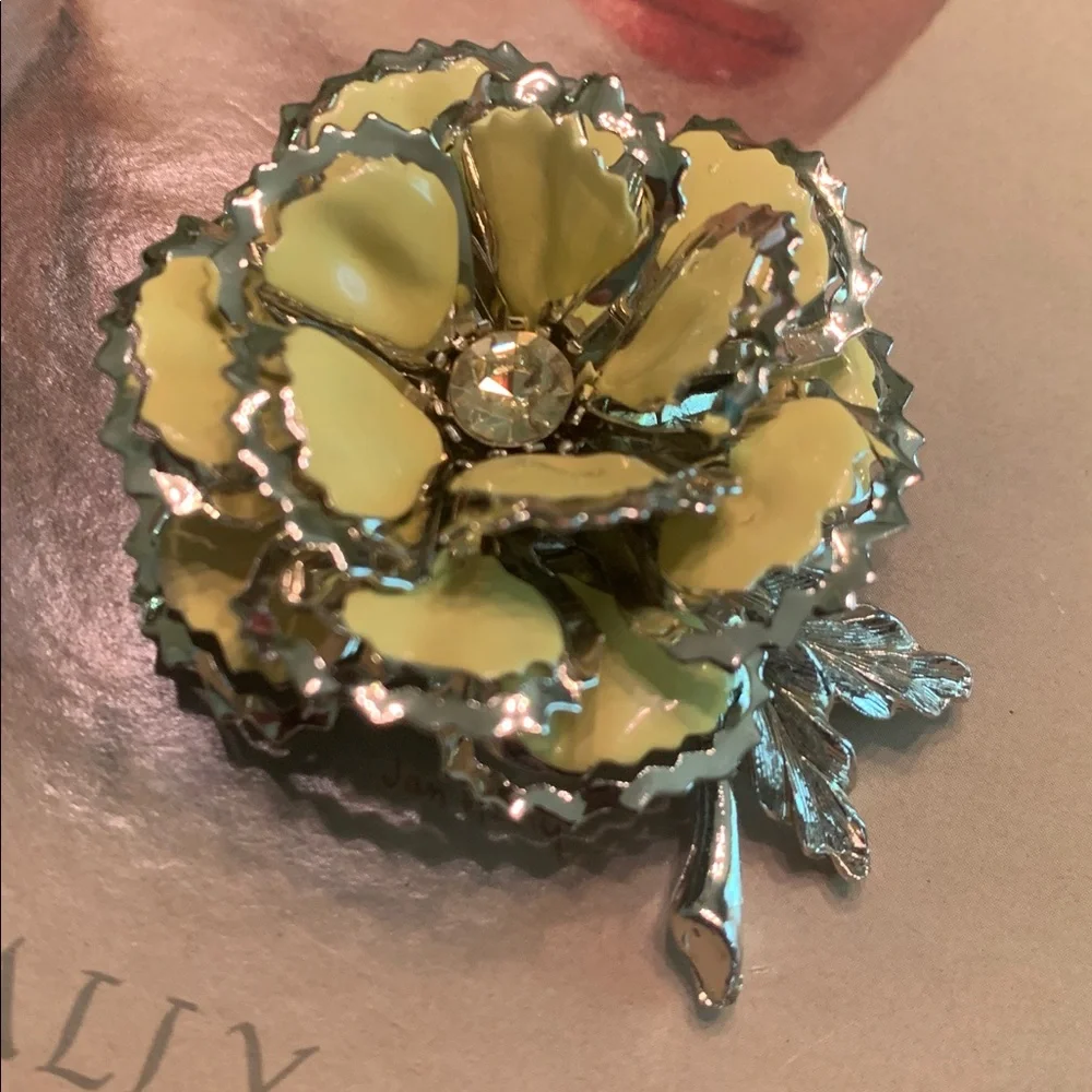 Vintage brooch and earring set